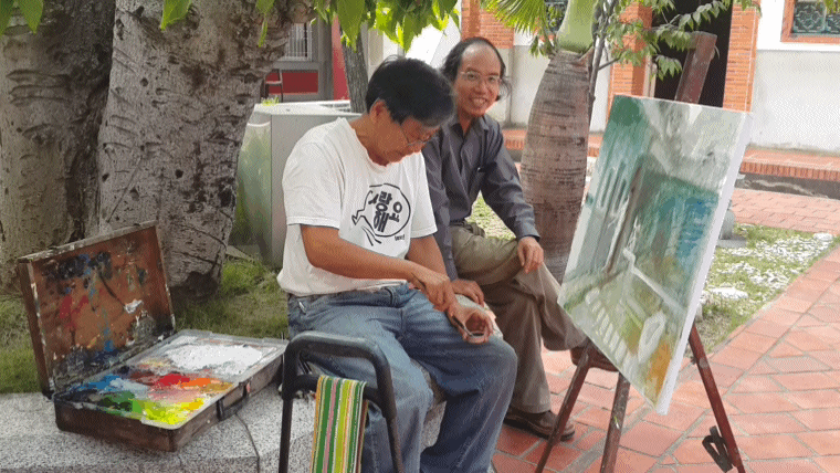 悠遊畫會哥倆好